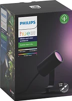 Philips - Hue White and Color Ambiance Lily Outdoor Spot Light Extension Kit - Multicolor