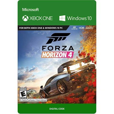 Forza Horizon 4 Standard Edition - Windows, Xbox One, Xbox Series S, Xbox Series X [Digital]