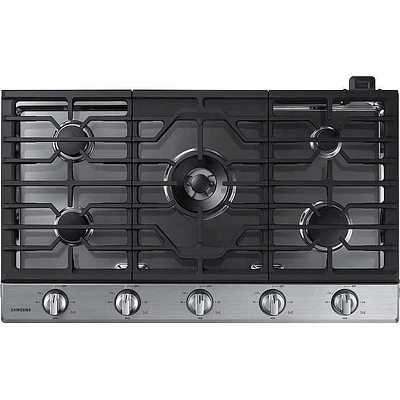Samsung - 36" Built-In Gas Cooktop with WiFi