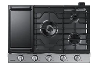 Samsung - 30" Built-In Gas Cooktop with WiFi