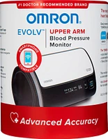 Omron - Evolv - Wireless Upper Arm Blood Pressure Monitor - Black/white