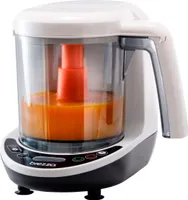 Baby Brezza - Deluxe Baby Food Maker - White/Black/Orange