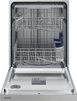Samsung - 24" Front Control Built-In Dishwasher - Stainless Steel