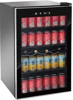 RCA - 110-Can Beverage Cooler - Stainless Steel