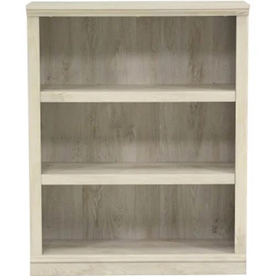 Sauder - Select Collection 3-Shelf Bookcase - Chalked Chestnut