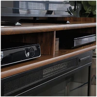 Sauder - Harvey Park Collection TV Cabinet for Most Flat-Panel TVs Up to 60" - Grand Walnut