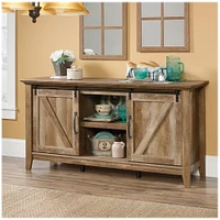 Sauder - Dakota Pass Collection TV Cabinet for Most Flat-Panel TVs Up to 70" - Craftsman Oak