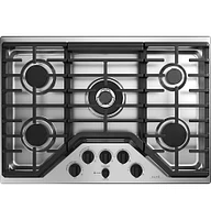 Café - 30" Gas Cooktop - Stainless Steel