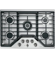 Café - 30" Gas Cooktop - Stainless Steel