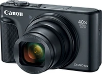 Canon - PowerShot SX740 HS 20.3-Megapixel Digital Camera - Black
