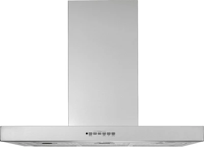 GE - Designer 36" Convertible Range Hood - Stainless Steel