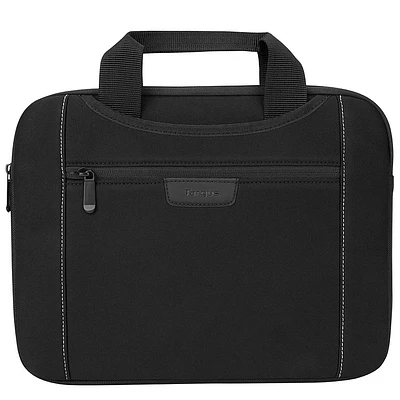 Targus - Slipskin Sleeve for 12" Laptop with Hideaway Handles - Black