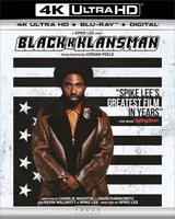 BlacKkKlansman [Includes Digital Copy] [4K Ultra HD Blu-ray/Blu-ray] [2018]