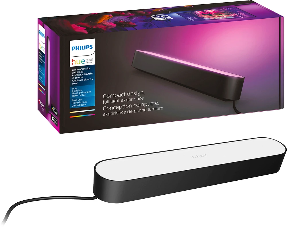 Philips - Hue Play White & Color Ambiance Smart LED Bar Light - Multicolor