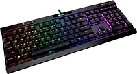 CORSAIR - K70 RGB MK.2 LOW PROFILE RAPIDFIRE Full-size Wired Mechanical Cherry MX LOW PROFILE Speed Switch Gaming Keyboard - Black