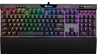 CORSAIR - K70 RGB MK.2 LOW PROFILE RAPIDFIRE Full-size Wired Mechanical Cherry MX LOW PROFILE Speed Switch Gaming Keyboard - Black