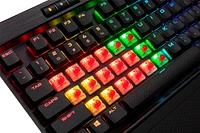 CORSAIR - K70 RGB MK.2 LOW PROFILE RAPIDFIRE Full-size Wired Mechanical Cherry MX LOW PROFILE Speed Switch Gaming Keyboard - Black