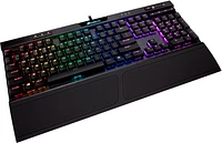 CORSAIR - K70 RGB MK.2 LOW PROFILE RAPIDFIRE Full-size Wired Mechanical Cherry MX LOW PROFILE Speed Switch Gaming Keyboard - Black