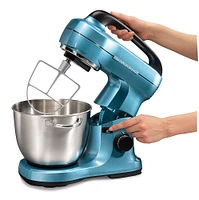 Hamilton Beach - Orbital 7-Speed Tilt-Head Stand Mixer - Blue