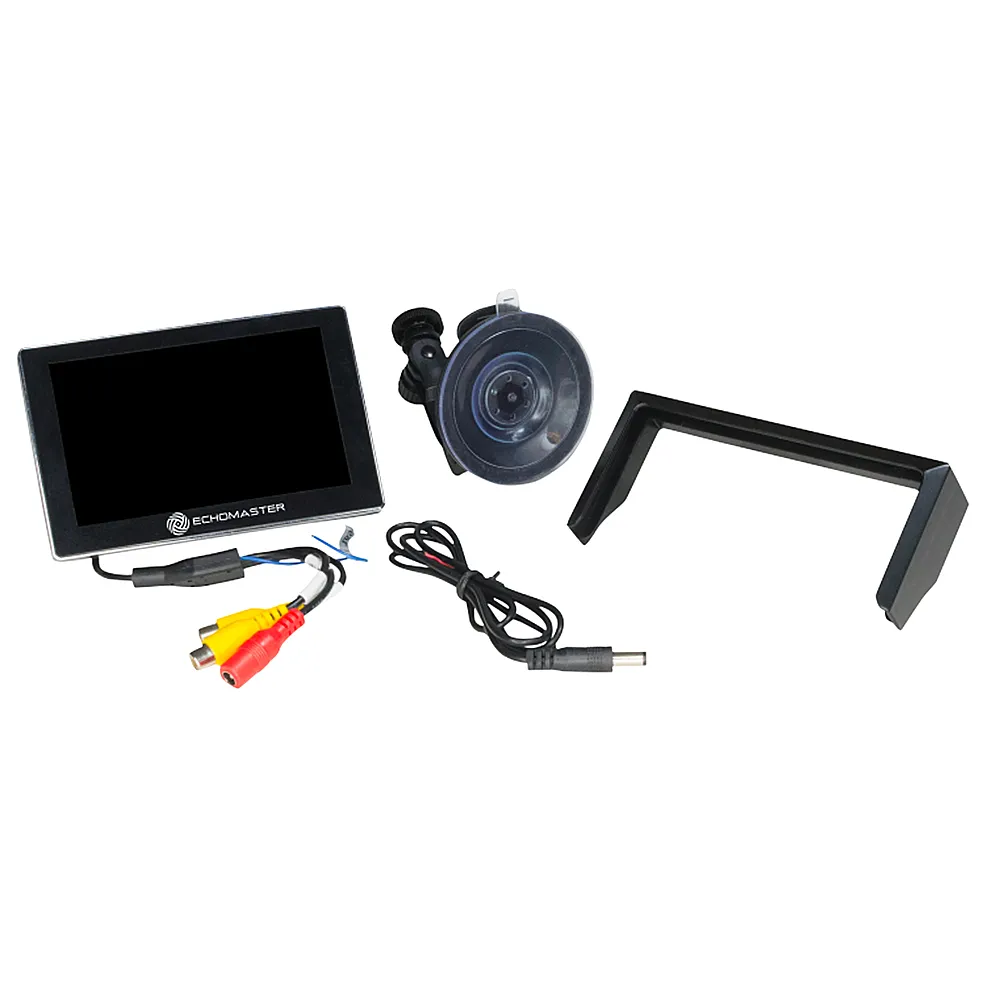 EchoMaster - 5” Dash Mount Digital Slim TFT/LCD Monitor - Black