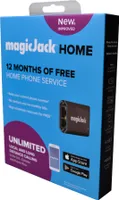 MagicJack - HOME VoIP Telephone Adapter with 12 Months of Service - Black