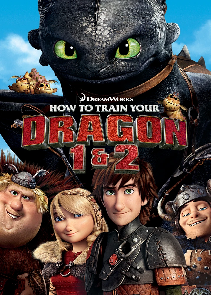 How to Train Your Dragon 1 & 2 [DVD]