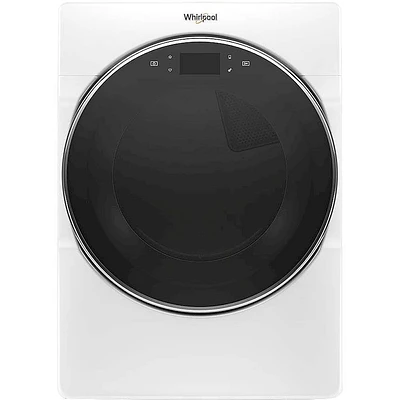 Whirlpool - 7.4 Cu. Ft. 36-Cycle Electric Dryer with Steam - White