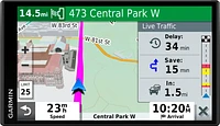 Garmin - DriveSmart 65 & Traffic - 6.95" GPS with Built-In Bluetooth - Black