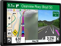 Garmin - DriveSmart 65 & Traffic - 6.95" GPS with Built-In Bluetooth - Black