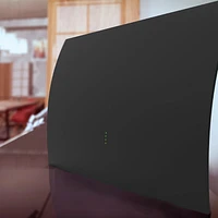 Mohu - Arc Pro Indoor Amplified HDTV Antenna 60-Mile Range - Black