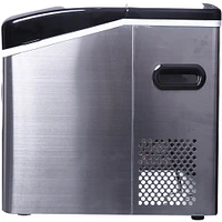 Frigidaire - 16.7" 48.5-Lb. Freestanding Icemaker - Stainless Steel