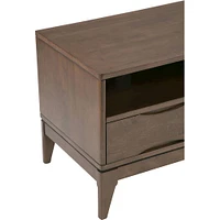 Simpli Home - Harper TV Cabinet for Most TVs Up to 66" - Walnut Brown