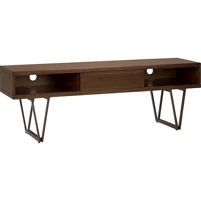 Simpli Home - Ryder TV Stand for Most TVs Up to 70" - Natural Aged Brown