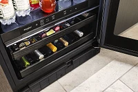 Whirlpool - 14-Bottle Dual Zone Wine Refrigerator