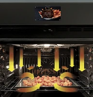 GE Profile - 30" Smart Built-In Double Electric Convection Wall Oven with Air Fry & Precision Cooking