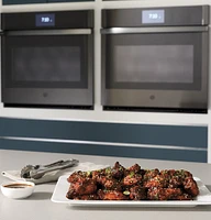 GE Profile - 30" Smart Built-In Double Electric Convection Wall Oven with Air Fry & Precision Cooking