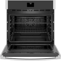 GE - 30" Built-In Single Electric Convection Wall Oven - Stainless Steel