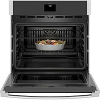 GE - 30" Built-In Single Electric Convection Wall Oven - Stainless Steel