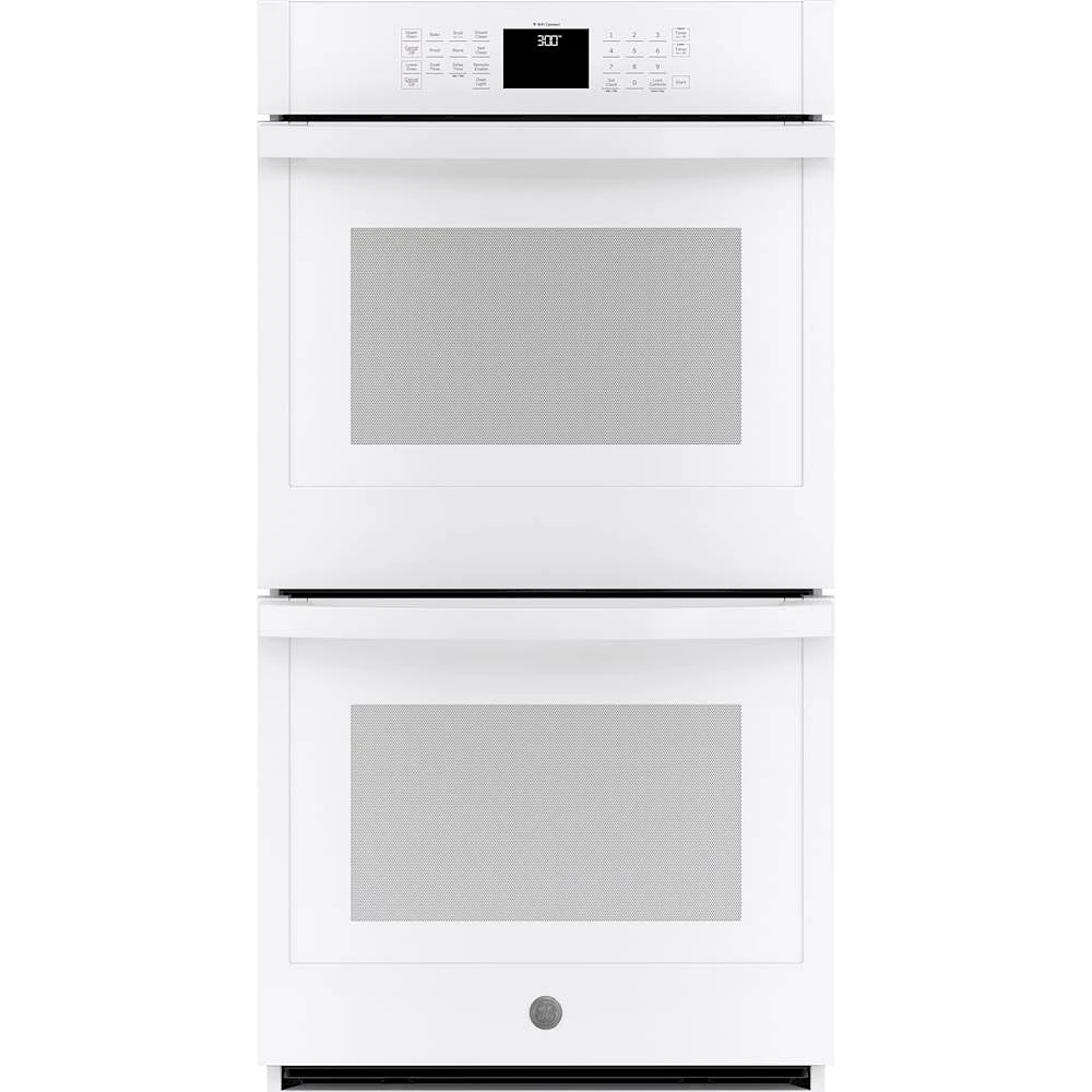 GE - 27" Built-In Double Electric Wall Oven - White