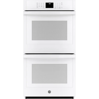 GE - 27" Built-In Double Electric Wall Oven - White