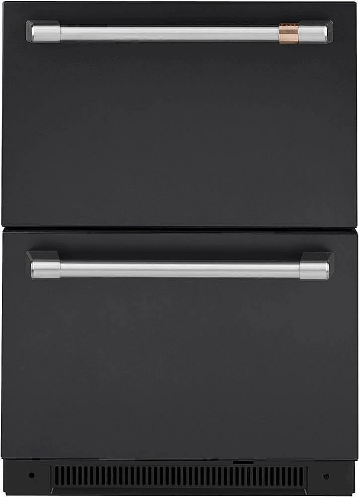 Café - 5.7 Cu. Ft. Dual-Drawer Refrigerator - Matte Black