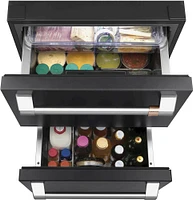 Café - 5.7 Cu. Ft. Dual-Drawer Refrigerator - Matte Black