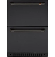 Café - 5.7 Cu. Ft. Dual-Drawer Refrigerator - Matte Black