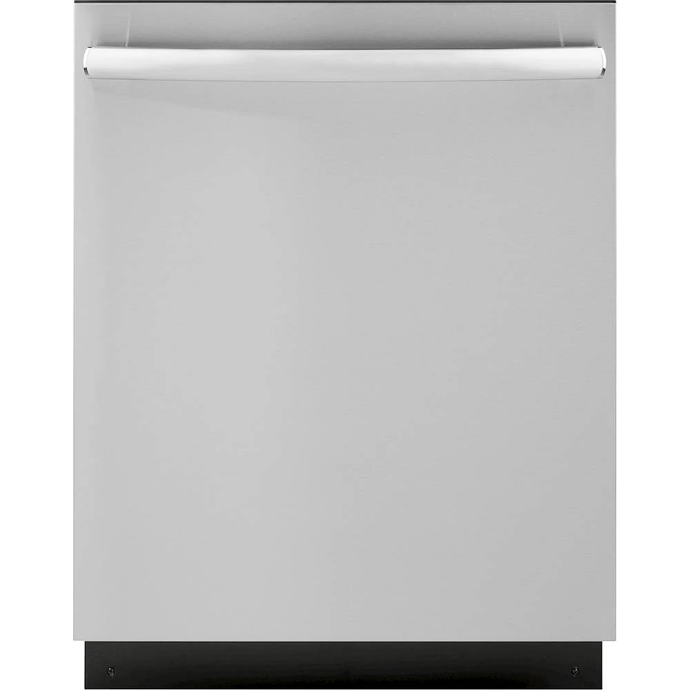 GE - 24" Top Control Built-In Dishwasher with Stainless Steel Tub - Stainless Steel