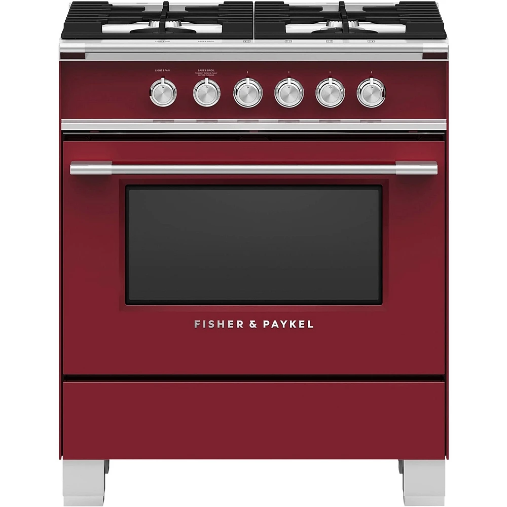 Fisher & Paykel - 3.5 Cu. Ft. Freestanding Gas Range