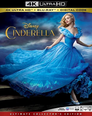 Cinderella [Includes Digital Copy] [4K Ultra HD Blu-ray/Blu-ray] [2015]