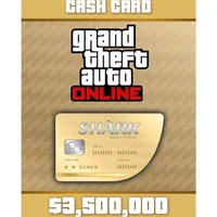 Grand Theft Auto Online $3,500,000 Whale Shark Cash Card - Windows [Digital]
