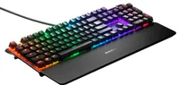 SteelSeries - Apex Pro Full Size Wired Mechanical OmniPoint Adjustable Actuation Switch Gaming Keyboard with RGB Backlighting - Black