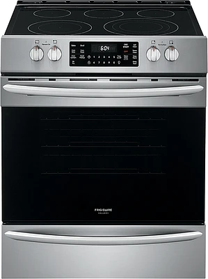 Frigidaire - Gallery Cu. Ft. Freestanding Electric Air Fry Range with Self and Steam Clean