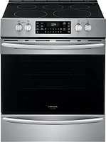 Frigidaire - Gallery Cu. Ft. Freestanding Electric Air Fry Range with Self and Steam Clean